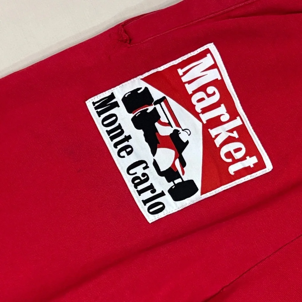 Market Monte Carlo Logo Jogger Sweatpants Red Size L Streetwear